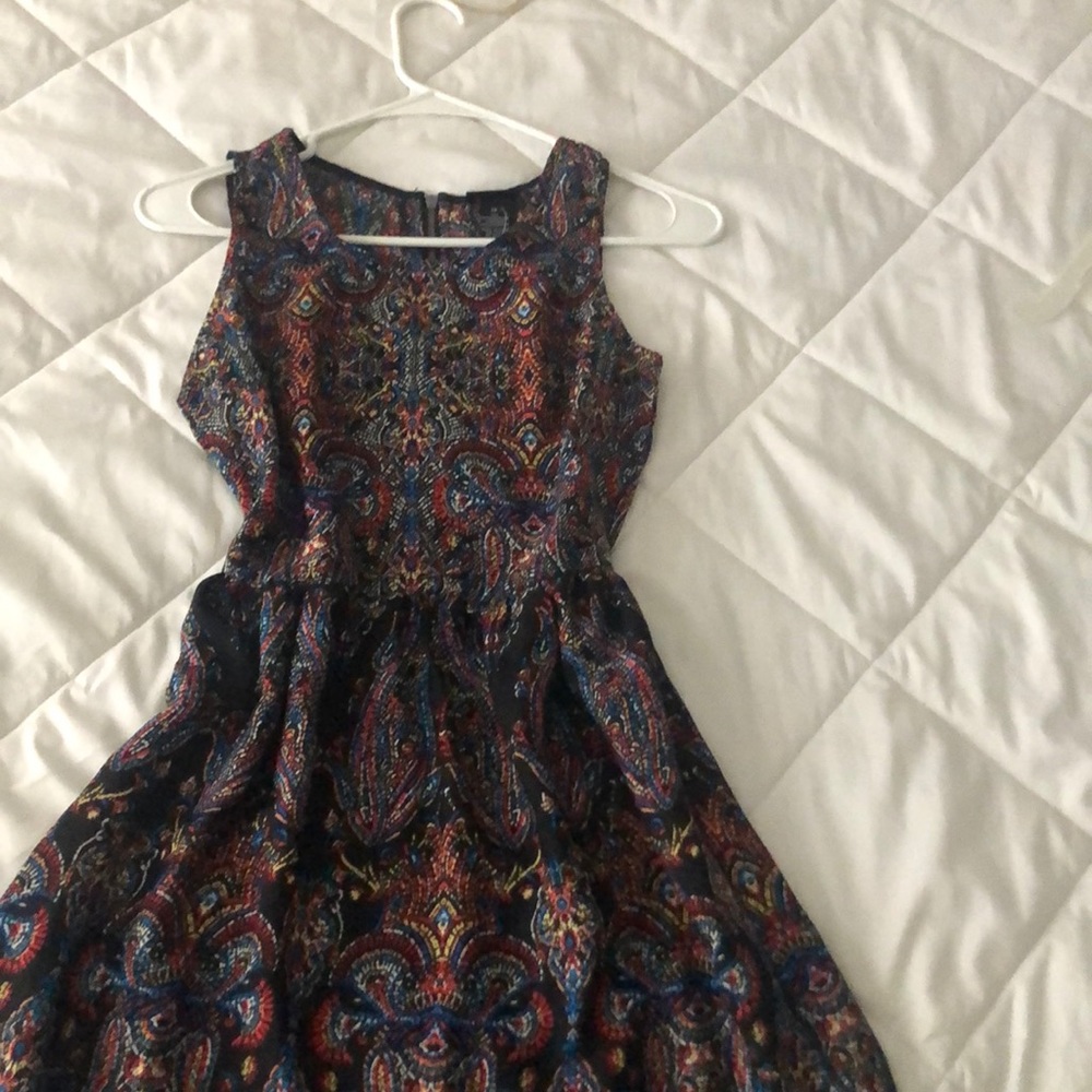 Colorful printed dress